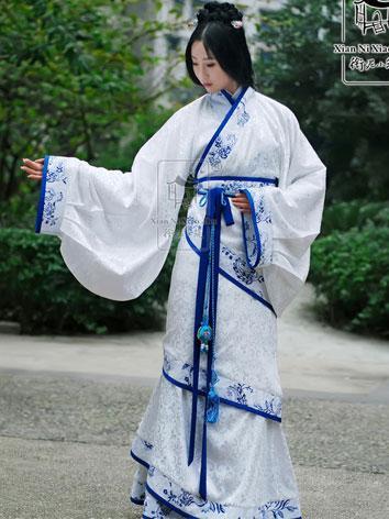 桜吹雪 刺繍长干寺 冬用 黒色ロングアウター 宋制漢服 中国伝統衣装