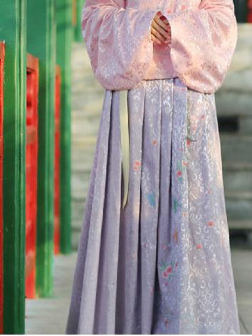 【唐装・漢服ー女】華服古装　女性用 香満渓　花柄の刺繍スカート　3色あり