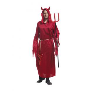 【ハロウィン衣装ー男】コスプレ衣装 cosplay 変装 仮装 イベント  大人用 悪魔 鬼 赤色 魔物