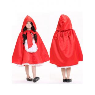【ハロウィン衣装ー子供用】コスプレ衣装 女 cosplay 変装 仮装 イベント 子供用 キッズ かわいい ケープ 赤色 魔女