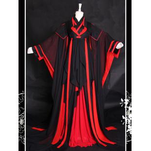 【古風漢服ー男女】オリジナル 男女通用 コスプレ キャラクター 黒色 赤色