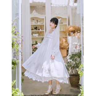 【改良漢服ー女】復古 チャイナ服 民族衣装 ﾜﾝﾋﾟｰｽ 花嫁 ウエディングドレス ホワイト