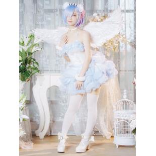 Cosplay 衣装【ゼロから始める異世界生活】雷姆 天使　女性用