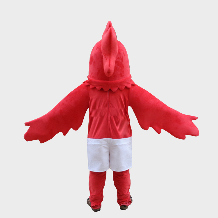 動物コスプレ イベント用品 本格的 可愛い高級着ぐるみ 鶏 赤色